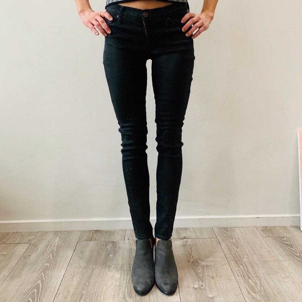 Hudson Animal Print Skinny Jeans👖
